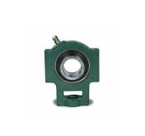 214 Medium Duty Non-Expansion Single Lip Wide Slot Take-Up Set Screw Ball  Bearing, 2-7/16 in Bore