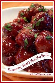 Sweet And Sour Meatballs With Cranberry Sauce Recipe Sweet And Sour Meatballs Sweet N Sour Meatball Recipe Crockpot Appetizers
