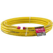 Gasflex is an aluminum tube lined with inner and outer layers of tough uv resistant polyethylene (pe). Home Flex Pipe Fittings Plumbing The Home Depot