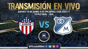 6 fixtures between millonarios and junior has ended. Junior Vs Millonarios Semifinal Ida 2021 1 Transmision En Vivo Youtube