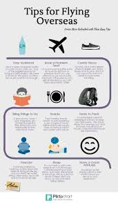 Travel Tips For Long Flights Travel Infographic Long Flight Tips Overseas Travel
