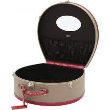 Prada Hat Case With Red Crocodile Trim Prada Brands Vintage Luggage Company Prada Hat Prada Luggage Prada