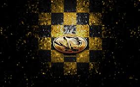We have now placed twitpic in an archived state. Download Wallpapers Missouri Tigers Glitter Logo Ncaa Yellow Black Checkered Background Usa American Football Team Missouri Tigers Logo Mosaic Art American Football America For Desktop Free Pictures For Desktop Free