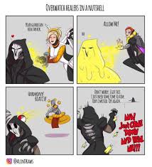 Overwatch Fan Art Overwatch Genji Dva Mccree Pharah Reaper Soldier Sombra Tracer Bastion Hanzo Jun Overwatch Comic Overwatch Funny Overwatch Healer