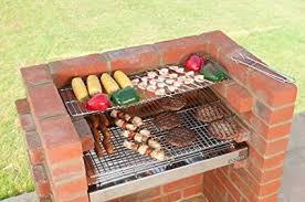 Black Knight 501 Brick Built In Stainless Steel Bbq Grill Kit With Warming Rack Review Brick Bbq Fire Pit Brick Grill