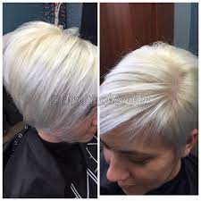 Platinum Blonde Using Keune Magic Blonde Semi Color And Pravana Silver Hair Color Reviews Pravana Hair Color Silver Hair Color Formula