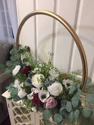 Pin On Moon Gate Wedding Arch Table Top Gold Round Ring Flower Centerpieces