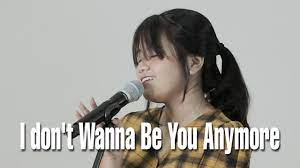 I Don T Wanna Be You Anymore Billi Eilish Cover By Hanin Dhiya Youtube