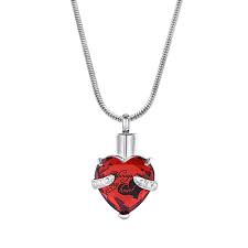 Maybe you would like to learn more about one of these? Anavia Red Always In My Heart Rhinsestone Women S Heart Cremation Urn Necklace For Ashes Funeral Urn Jewelry Remembrance Memorial Pendant With Free Fill Kit And Gift Box Walmart Com Walmart Com