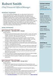 Creating a promising accounting and finance resume has never been simpler. Chief Financial Officer Resume Samples Qwikresume