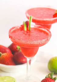 The cindy margurita strawberry and basal : The Cindy Margurita Strawberry And Basal Strawberry Margarita Mocktail Sober Julie Recipe Strawberry Drink Recipes Mocktail Recipe Mocktails Ready For Some Memories And A Strawberry Basil Margarita To Go Along