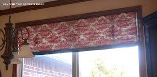 First i measured the window and realized that i wanted a finished shade that was about 47″ wide by x 18″ long, so i cut a rectangle of fabric that was 49″ wide (to account for an inch of hemming at the sides) and 30″ long (to account for the looping i was going to do with the fabric to make it look like a roman shade). Flat Fold Faux Roman Shade Valance Sonya Hamilton Designs