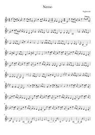And for all and all for once nemo my name for evermore nemo sailing home nemo letting go. Nemo Nightwish Sheet Music For Violin Solo Musescore Com