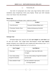 Pdf Bmm 3110 Sintaksis Bahasa Melayu Noorliza Abdullah Academia Edu