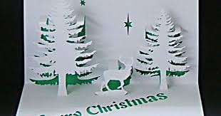 Realizzare Un Cartoncino Di Auguri Di Natale Pop Up Non E Difficile Seguendo Le Nostre Indicazioni Otterrete Libri Pop Up Fai Da Te Biglietti Di Natale Pop Up