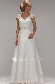 Cap Sleeve V Neck A Line Lace Wedding Dress With Jeweled Waist Wedding Dress Cap Sleeves Cap Sleeve Wedding Dress Lace Different Wedding Dresses
