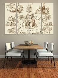 Image result for restaurant wall designs restaurant pinterest. Restaurant Wall Art Kitchen Wall Decor Restaurant Decoration Etsy Bar Wall Decor Cafe Wall Art Cafe Wall