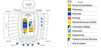 2019 Spring Commencement Seating