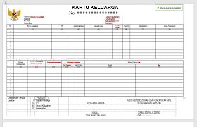 Detail aplikasi cetak kartu pelajar format excel.xlsm. Download Blanko Format Kartu Keluarga Kosong Danapoi Com