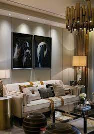 Golden Lighting Design Ideas For Modern Luxury Homes Interior Design Luxury Home Decor Luxury Living Room
