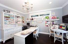 Here are some modern home office design ideas to inspire you. Beautiful Craft Room Interior Design Ideas That Make Work Easier Craft Room Design Contemporary Home Office Craft Room Design Ideas