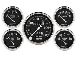 Maybe you would like to learn more about one of these? Autometer Gauge Kit 5 Pc 3 1 8 2 1 16 Mech Speedometer Old Time Black In 2021 Car Gauges Gauges Classic Cars