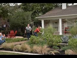 Creating art in small front yard landscaping. Front Yard Makeover Ryan Havilah Gee Central Texas Gardener Youtube