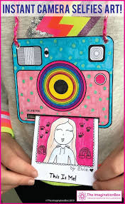 All About Me Camera Snapshots Art Activity School Art Activities Back To School Art Art Activities For Kids