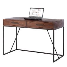 We specialize in solid wood table tops for dining & conference room tables, kitchen islands our table tops are made from wider boards than what is commercially available and the hardwoods diy clients also find our tops the perfect solution for a restored, metal, stainless or repurposed table base. Dewuson Desk Solid Wood Tabletop In Brown Metal Frame In Black Desks Computer Desks Furniture Factories Suppliers Manufacturers In Asia Vietnam Cainver