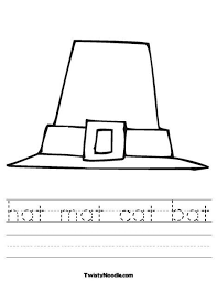 Hat Mat Cat Bat Worksheet From Twistynoodle Com You Re Invited Invitations Bat Mat
