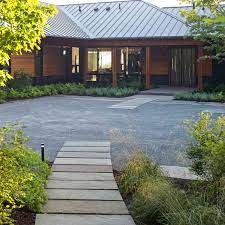 The key to mosaic pebble walkways is to sort by color and size. 20 Stone Walkway Ideas For Homes And Gardens