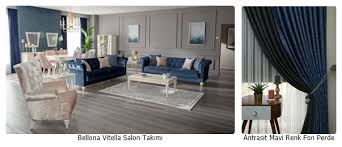 Tokyo fon perde arıyorsan site site dolaşma! Soru 118 Lacivert Krem Koltuk Takimi Ile Uyumlu Duvar Boyasi Ve Fon Perde Dekor Ekrani