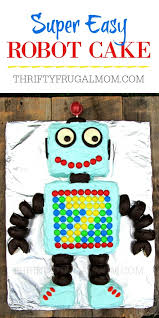 It's delicious as is but can be changed up in many ways making it a perfect brunch staple recipe any time of the year. Super Easy Robot Birthday Cake Thrifty Frugal Mom