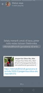 Nissa sabyan status wa dilan status wa tantangan status wa untuk suami status wa malam jumat. Sebuah Status Wa Jangan Kau Siksa Aku Mas