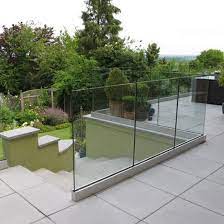 Glass railing post system is a strong option for modern and contemporary homes and buildings. Outdoor Frameless Aluminum Glass Balustrade U Channel China Aluminium Balcony Aluminum Balusters Made In China Com