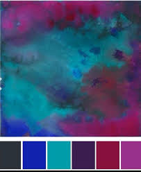 Kings blue deep (mh), phtalo turquoise (wn), celadon green (l&b), quinacridone red or/and magenta (wn), armor green (l&b) and olive green (g). Blue Purple Teal Color Palette Novocom Top