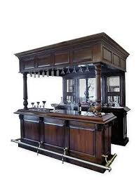 Die passenden barstühle bekommst du natürlich auch bei uns. Bar Theke Tresen Hausbar Im Antiken Stil Aus Massivholz Nussbaumfarbton 4350 Ebay