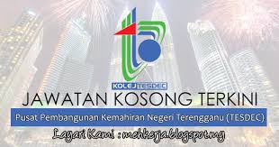 Check spelling or type a new query. Jawatan Kosong Di Pusat Pembangunan Kemahiran Negeri Terengganu Tesdec 2 April 2017 Jawatan Kosong 2021 Kerja Kosong Terkini Job Vacancy