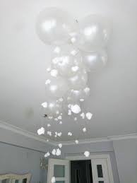 Winter Snowflakes Birthday Christmas Party Decoration Ideas Clouds Baloon White Oneyearold 2020