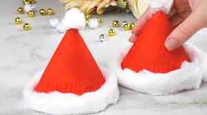 Some of these christmas hat crafts come with free printable templates and others are made using simple craft materials you'll probably already have in your craft cupboard. Santa Hat Paper Plate Christmas Craft For Kids Youtube