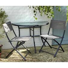 Patio Furniture Foldable Half Table Glass Top Amp Chairs Set Outdoor Garden Wall Outdoor Furniture Sets Outdoor Furniture Half Table