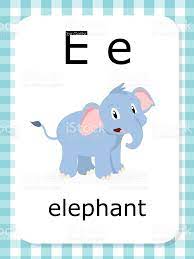 Letter E Vocabulary Flash Cards Flashcards English Vocabulary