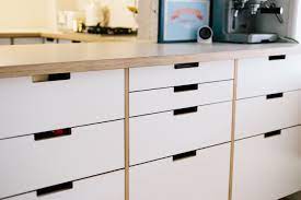 Formica Faced Plywood Kitchen Using Ikea Base Units And Plykea Doors Drawer Fronts Worktops Furgo Cocinas