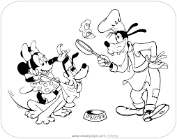 Minnie and pluto disney 93f8. Mickey Mouse Friends Coloring Pages 2 Disneyclips Com