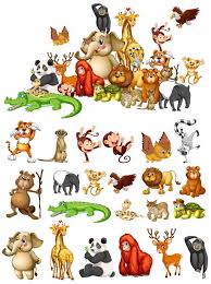 Many Animals Free Vector Free Vector Freepik Freevector Freenature Freecartoon Freeanimal Free Cute Animal Illustration Cartoon Animals Pet Logo Design