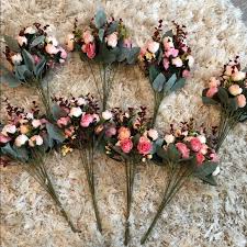 Artificial lavender artificial flowers real touch lavender bouquet. Accents Faux Flowers Silk Tiny Roses Pink Artificial Poshmark