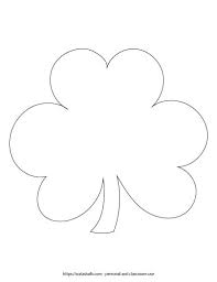 Free Printable Shamrock Templates Includes Green Shamrocks The Artisan Life