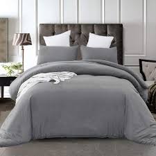 Ratings, based on 129 reviews. Cottonight Grey Comforter Set King Men Modern Comforter Lightweight Solid Color Ebay