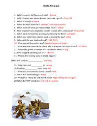 Please, try to prove me wrong i dare you. World War 2 Quiz End Of Topic Teaching Resources