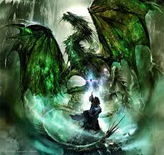 Amazing Fantasy Dragon Green Dragon Dragon Art